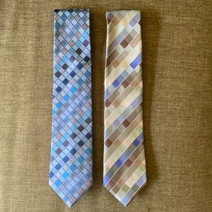 Two Kenneth Cole Reaction 100 percent silk ties